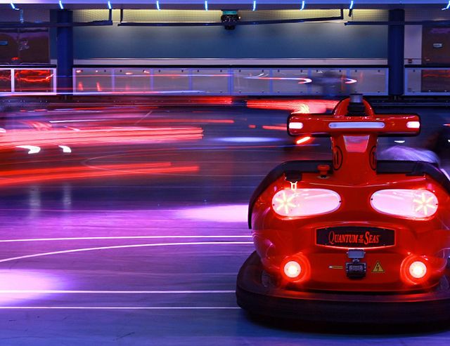 Bumper Cars on the Ovation of the Seas