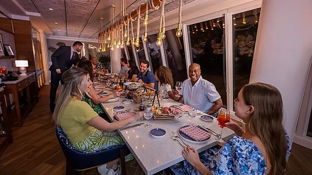 Celebration Table on the Star of the Seas