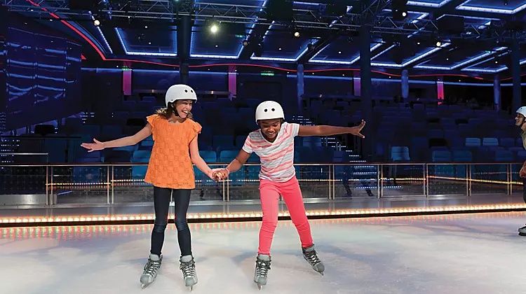 Center Ice Rink on the Liberty of the Seas