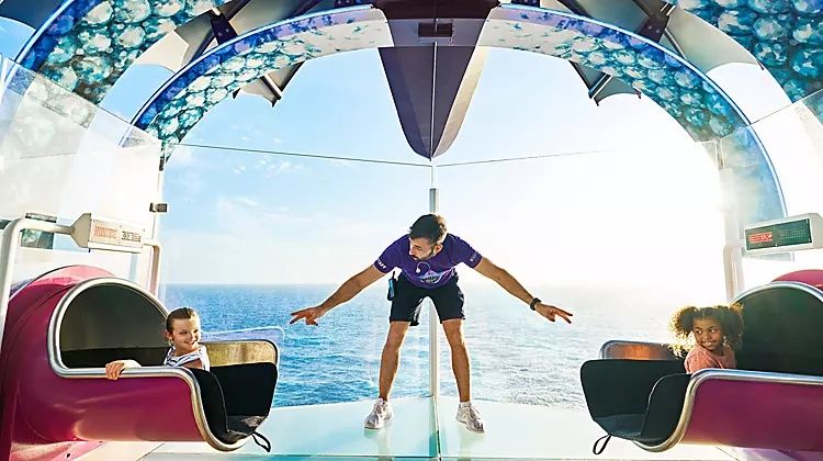 Dry Slide on the Icon of the Seas
