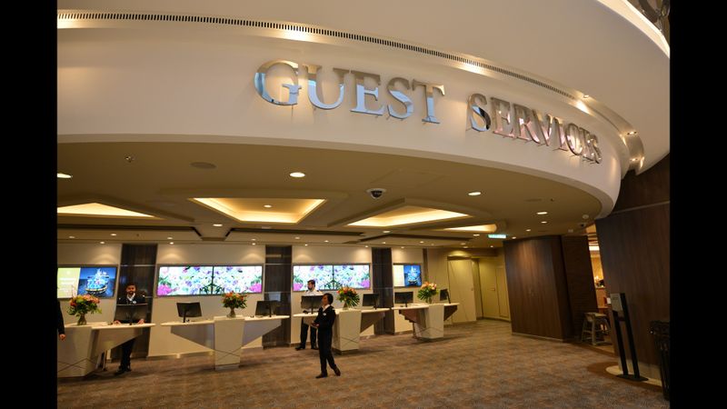 Guest Services on the Voyager of the Seas