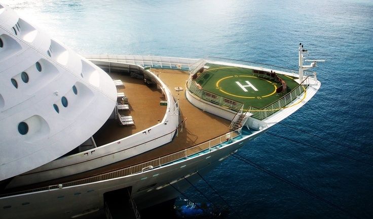 Helipad on the Radiance of the Seas