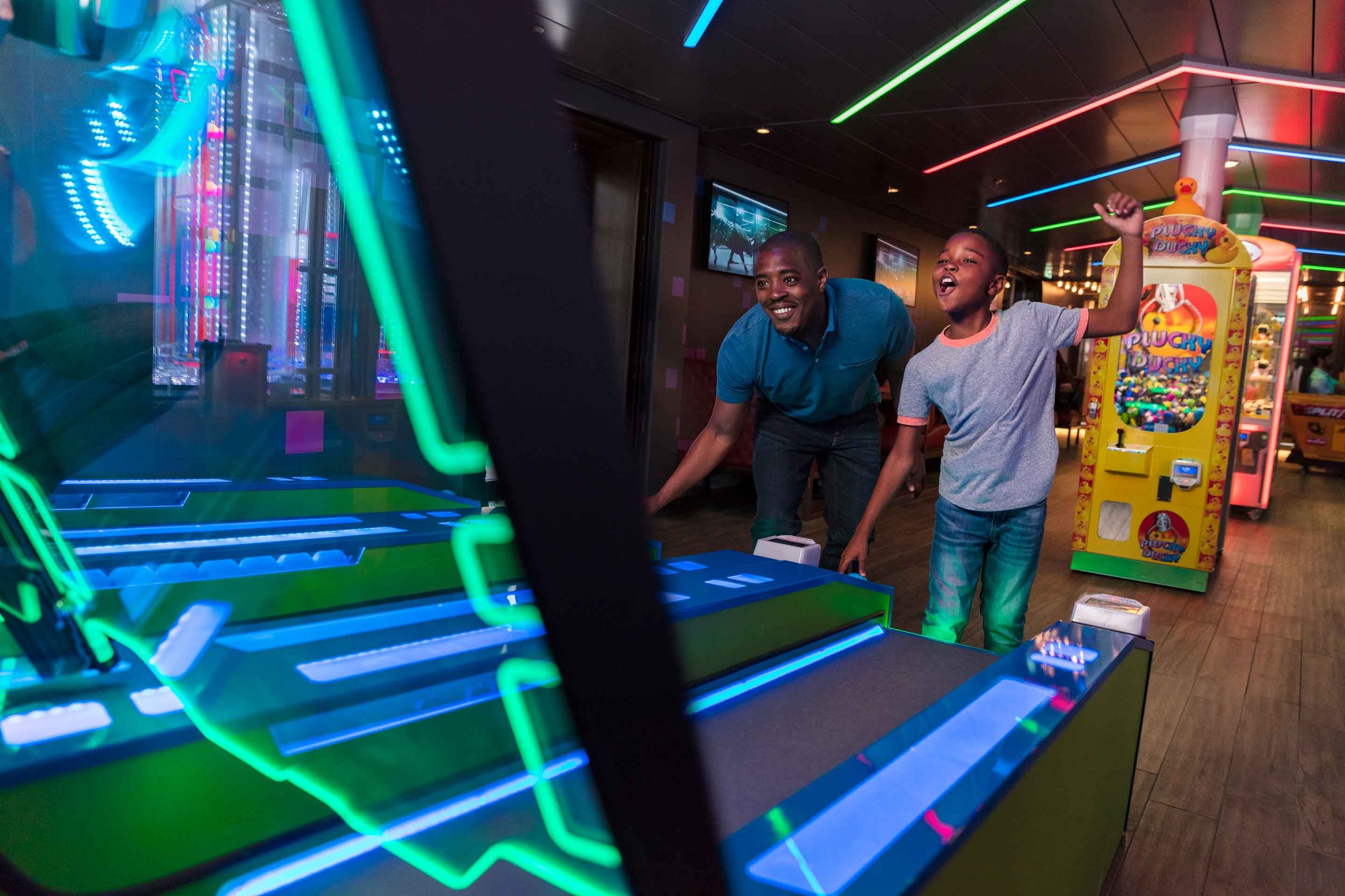 Kids Arcade on the Harmony of the Seas