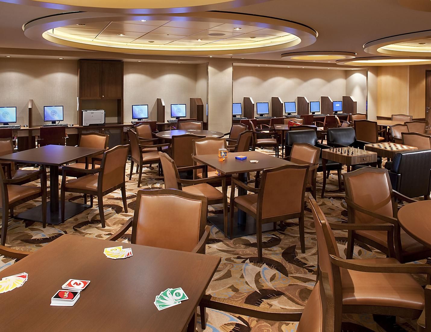 Library & Card Room on the Explorer of the Seas