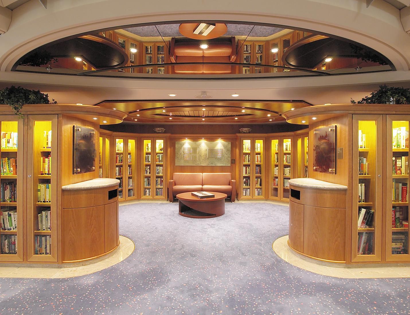 Library & Card Room on the Explorer of the Seas