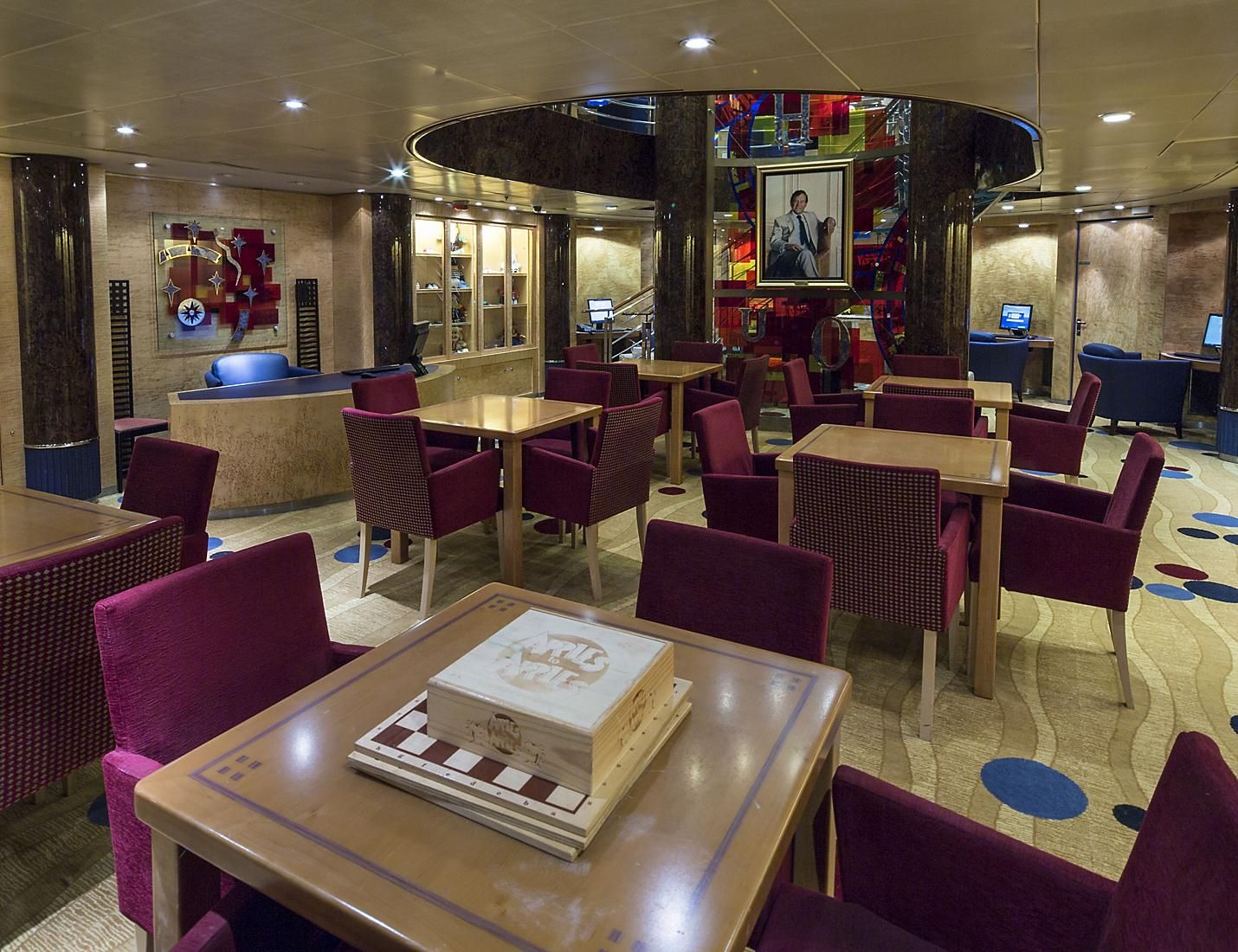 Library & Card Room on the Explorer of the Seas