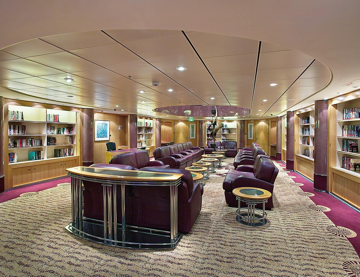 Library & Card Room on the Explorer of the Seas