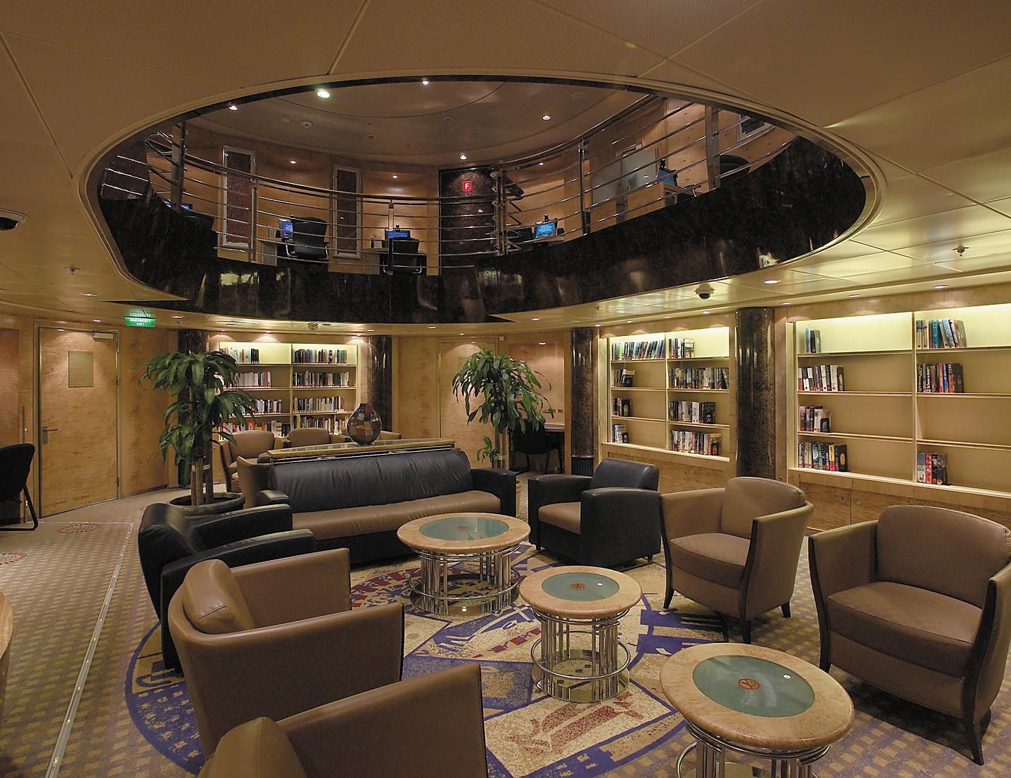 Library & Card Room on the Explorer of the Seas