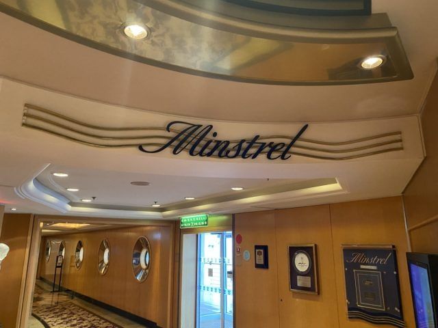 Minstrel Dining Room on the Brilliance of the Seas