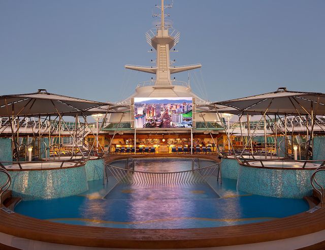 Outdoor Movie Nights on the Rhapsody of the Seas