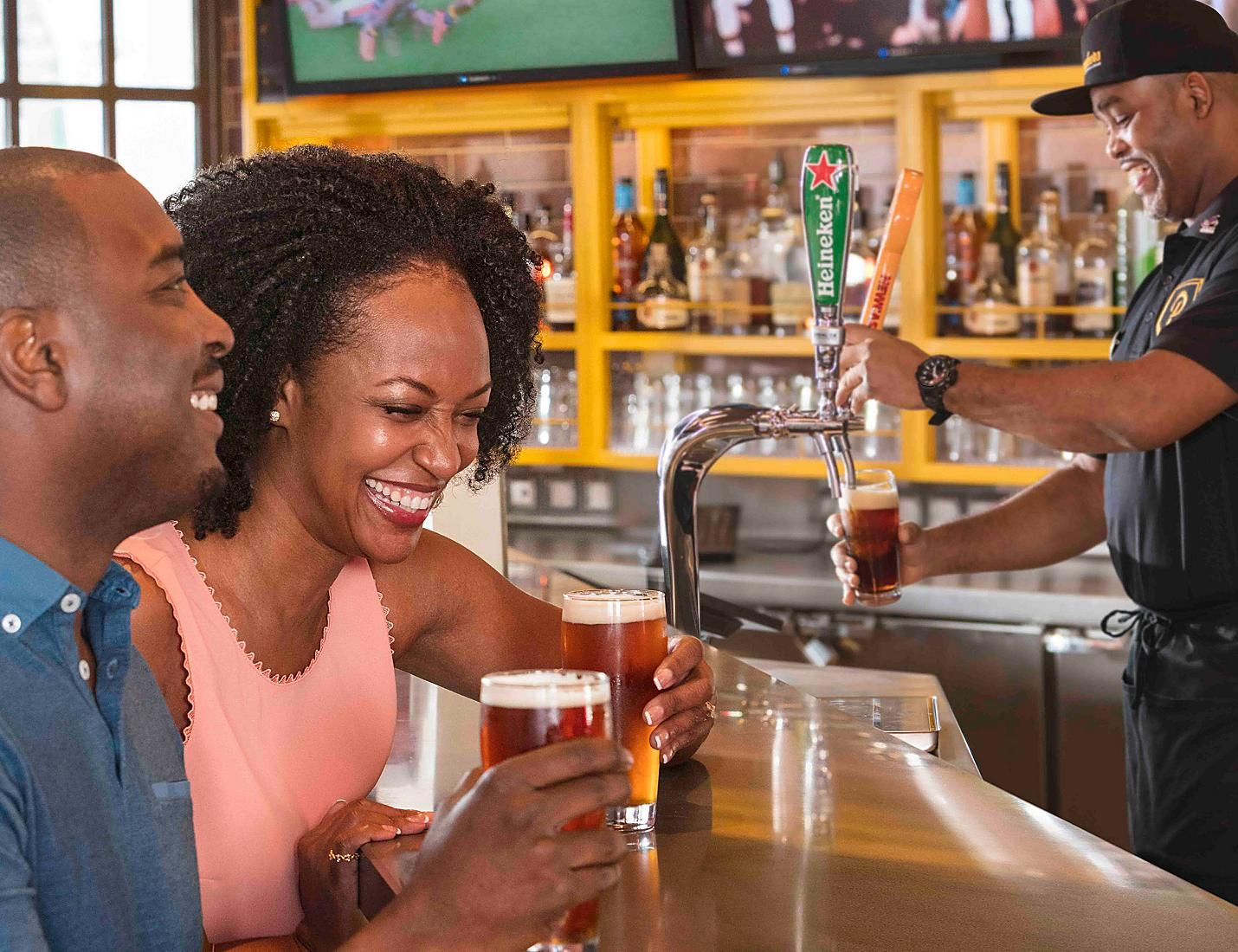 Playmakers Bar & Arcade on the Icon of the Seas