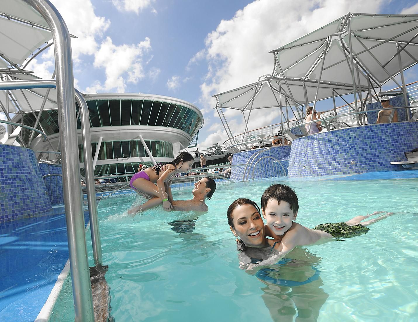 Pools on the Voyager of the Seas