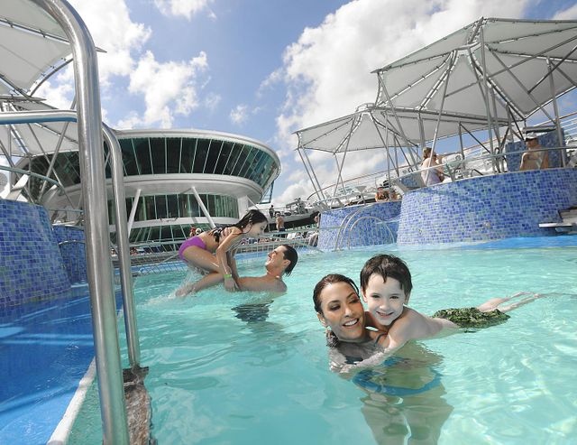 Pools on the Voyager of the Seas