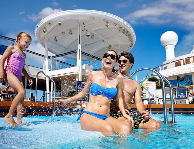 Pools on the Voyager of the Seas