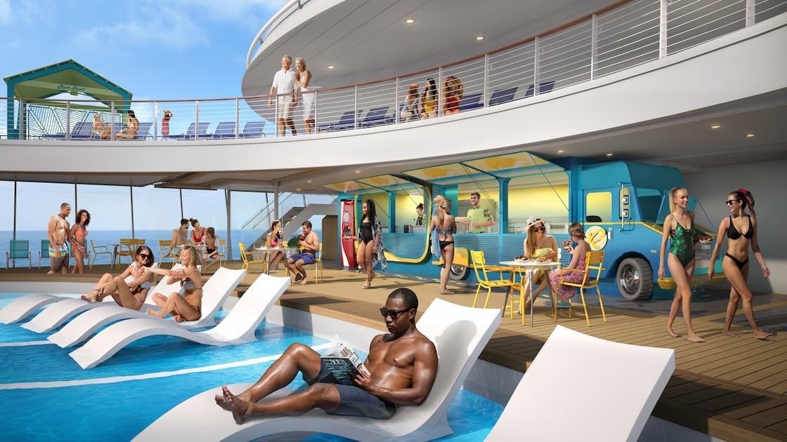 Resort Pool on the Navigator of the Seas