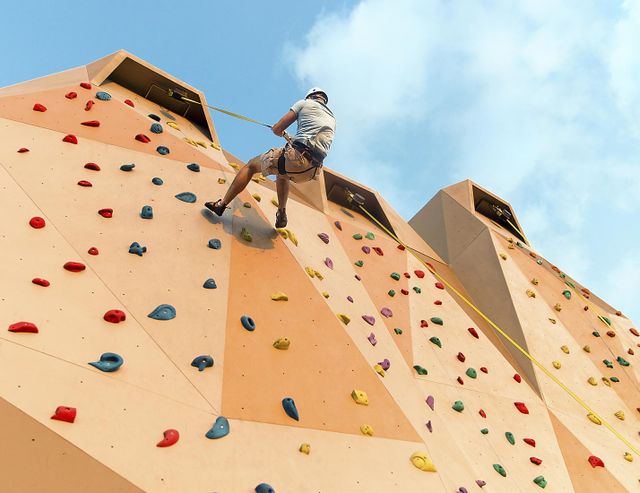 Rock Climbing Wall on the Liberty of the Seas