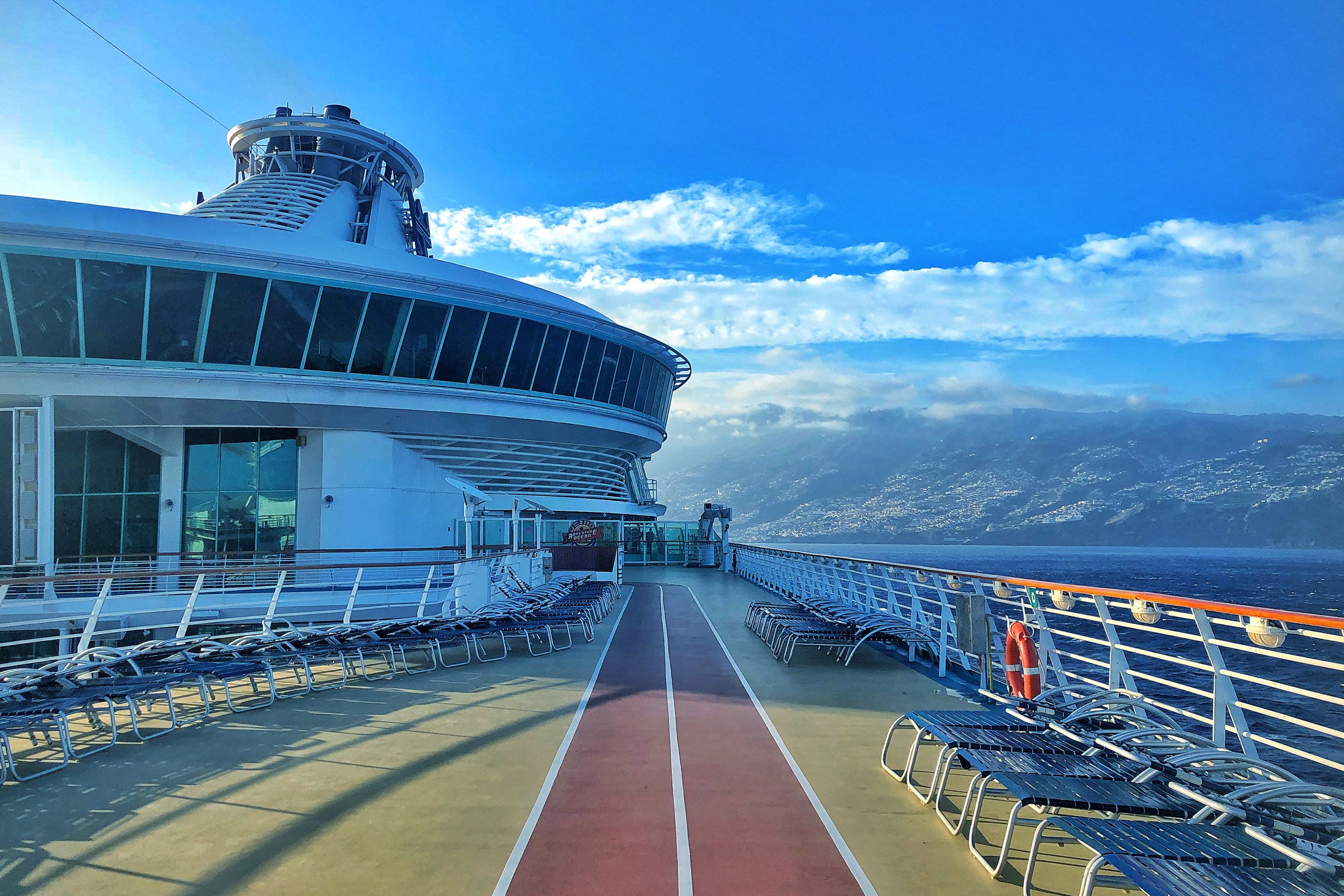 Running Track on the Star of the Seas