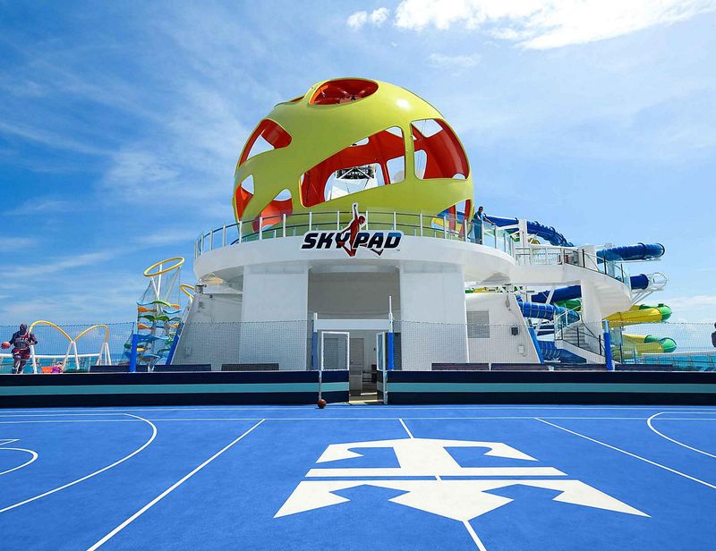 Sky Pad on the Spectrum of the Seas