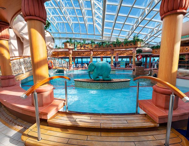 Solarium on the Utopia of the Seas