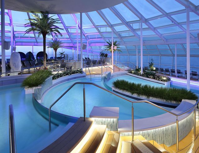 Solarium on the Utopia of the Seas