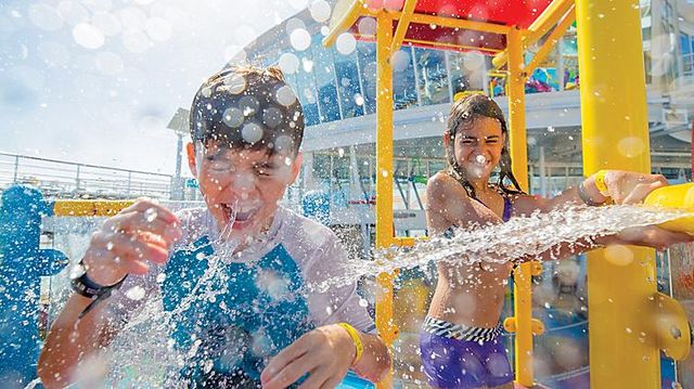 Splashpad on the Navigator of the Seas