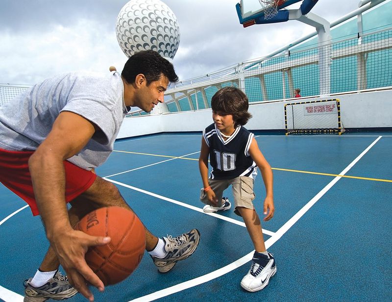 Sports Court on the Star of the Seas