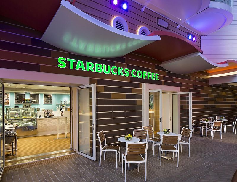Starbucks on the Star of the Seas