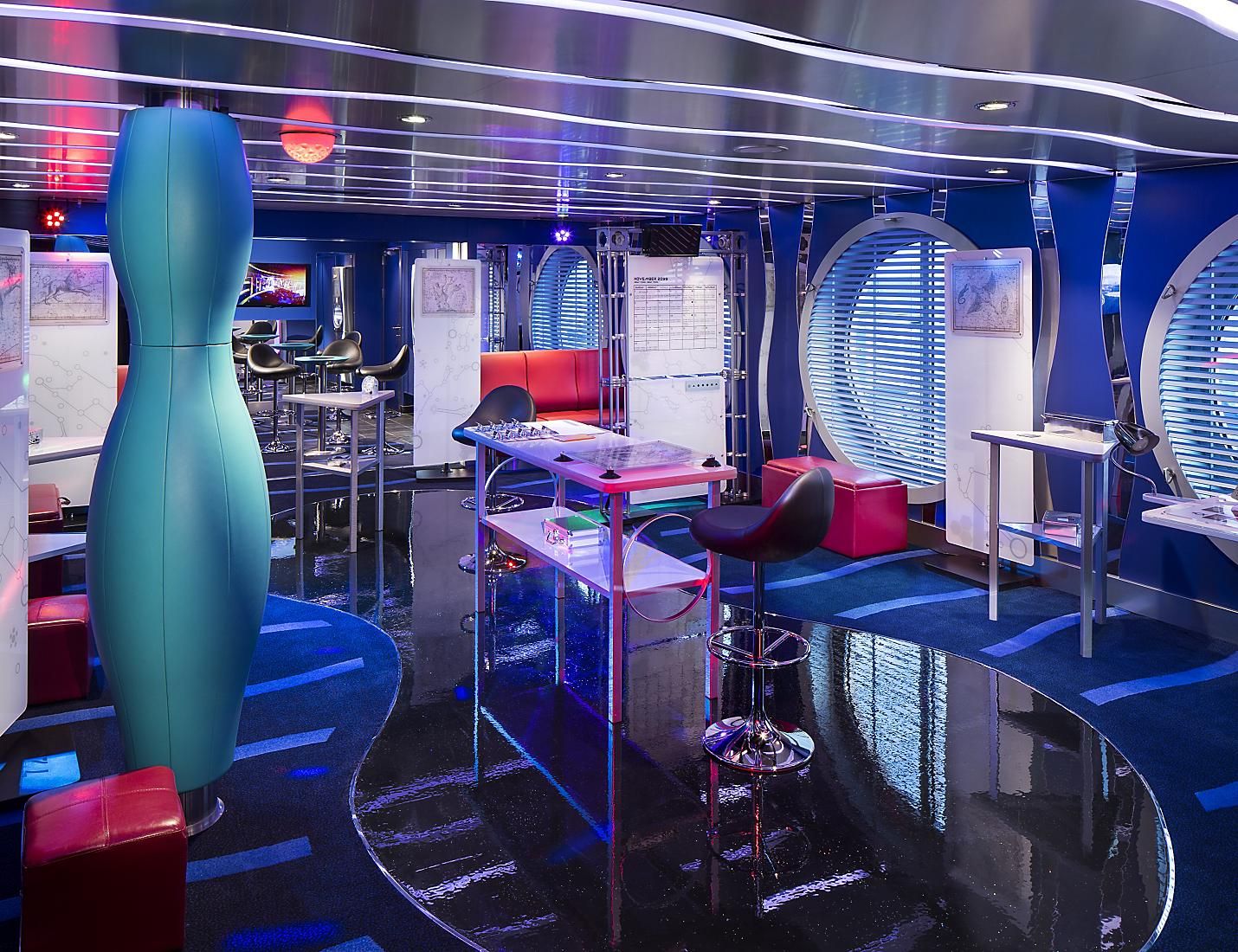 Teen Lounge on the Voyager of the Seas