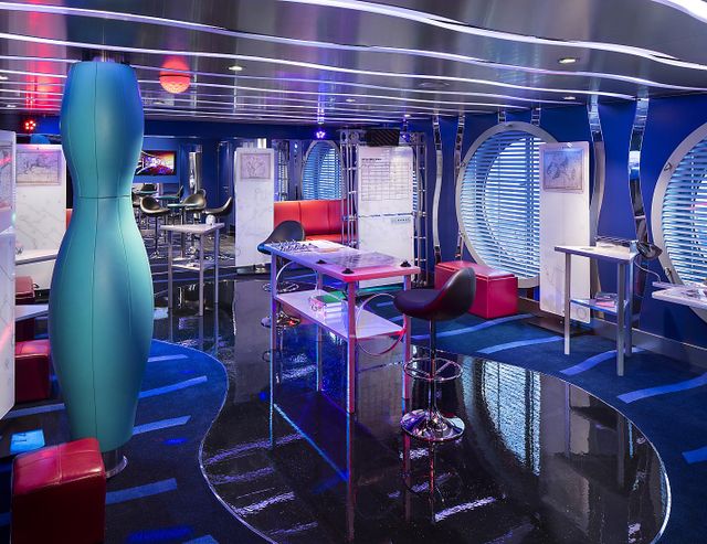 Teen Lounge on the Voyager of the Seas