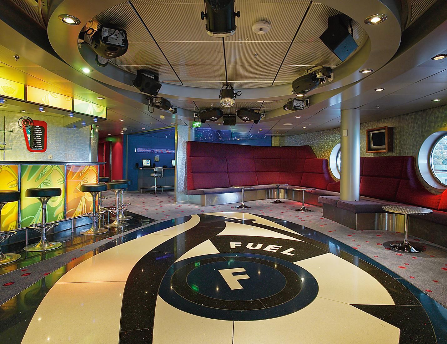 Teen Lounge on the Voyager of the Seas