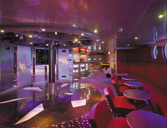 Teen Lounge on the Voyager of the Seas