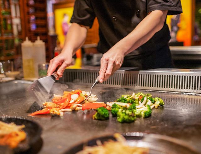 Teppanyaki on the Ovation of the Seas