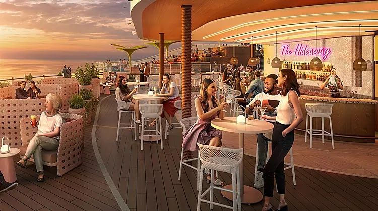 The Hideaway Bar on the Legend of the Seas