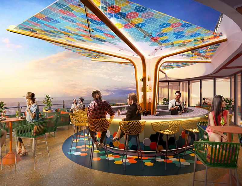 The Vue Bar on the Wonder of the Seas