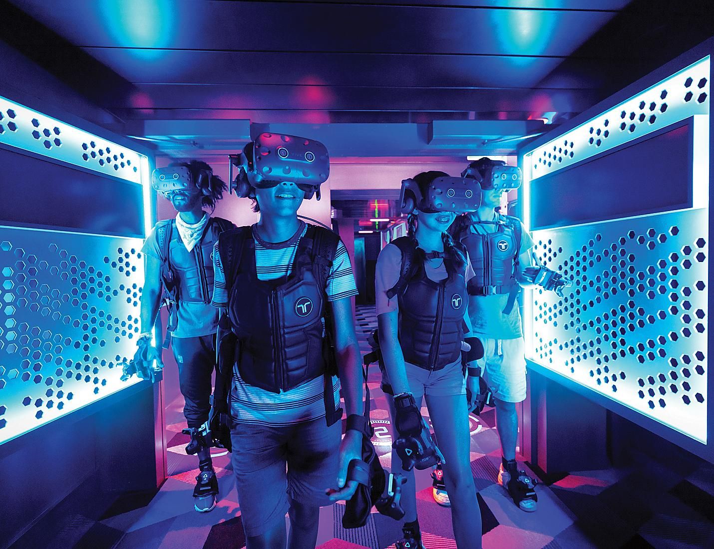 Virtual Adventure Zone on the Odyssey of the Seas