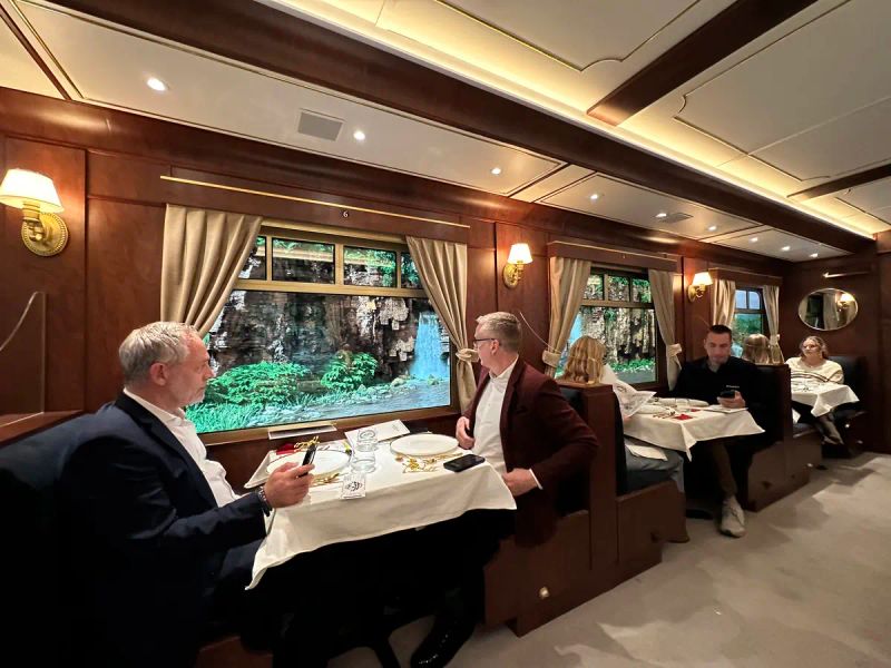 Royal Railway Legend Station on the Legend of the Seas