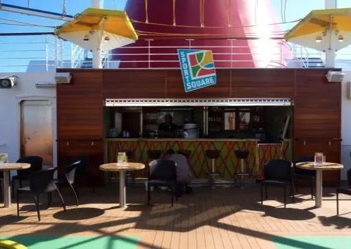 Sportssquare Bar on the Carnival Breeze