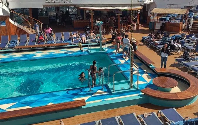 The Radiance Pool on the Carnival Radiance