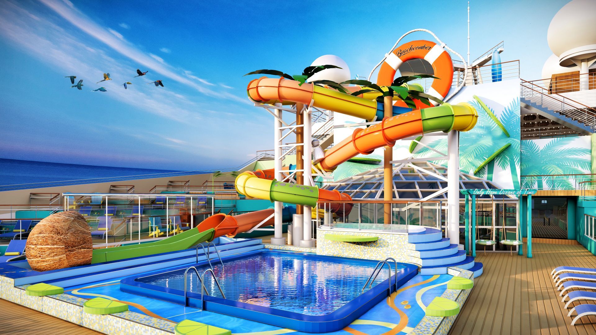 Tropical Twister Pool