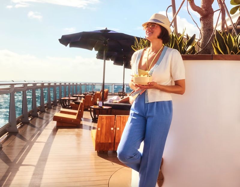 The Dock Bar on the Scarlet Lady