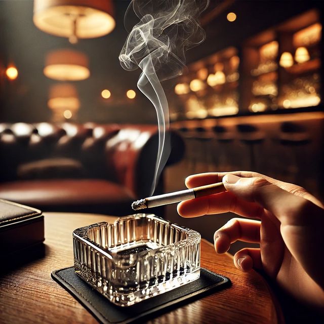 The Smoking Room on the Valiant Lady