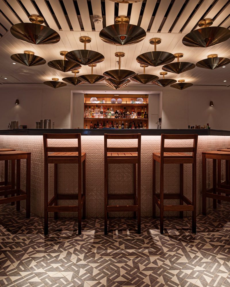 The Dock House Bar on the Scarlet Lady